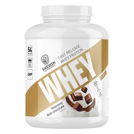 Swedish Supplements Whey Deluxe 1.8kg Heavenly Rich Chocolate