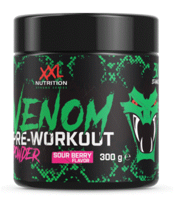 XXL Nutrition Venom Pre Workout 300g Sour Berry