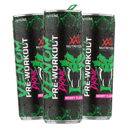 XXL Nutrition Venom pirms treniņa dzēriens 6x250ml Sour Berry