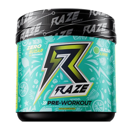 RAZE Energy - Raze Pre Workout 30 Srv. Baja Lime