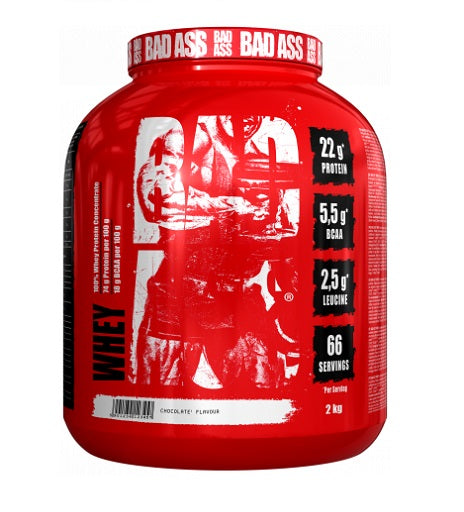 BAD ASS Whey 2kg vaniļas saldējums