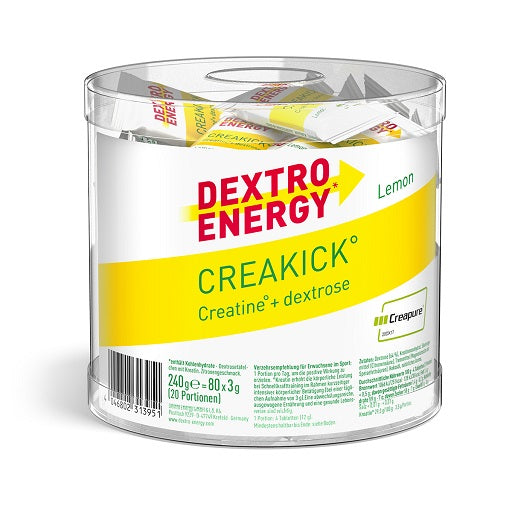 Dextro Energy Creakick Lemon 80x3g can