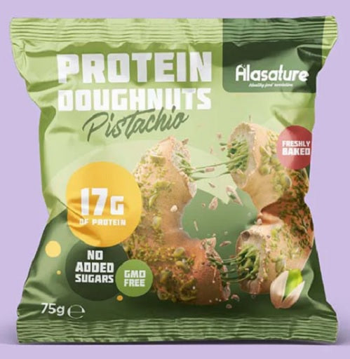 Alasature protein Doughnuts 8 x 75g Pistacho