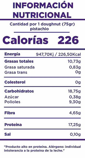 Alasature protein Doughnuts 8 x 75g Triple Choc