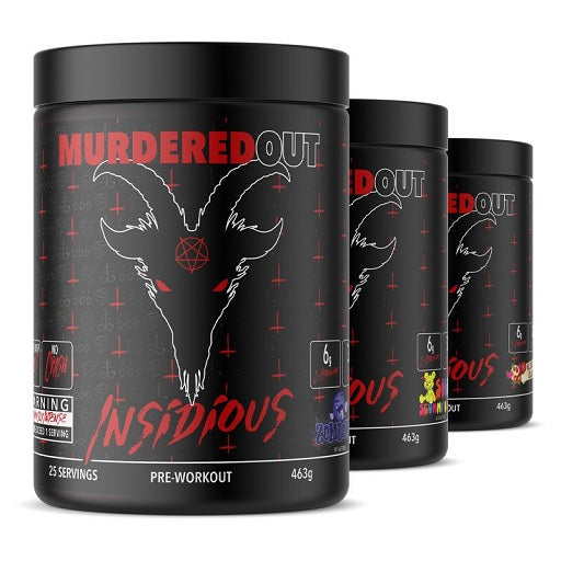 Murdered Out Insidious Preworkout 463g Zomberry