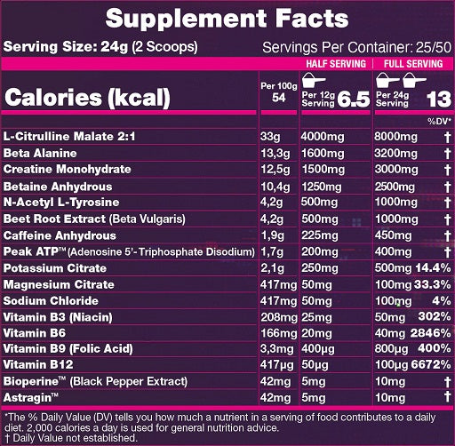 10XAthletic 10X Stim Extreme pre (50 Serv.) 600g Atomic Orange