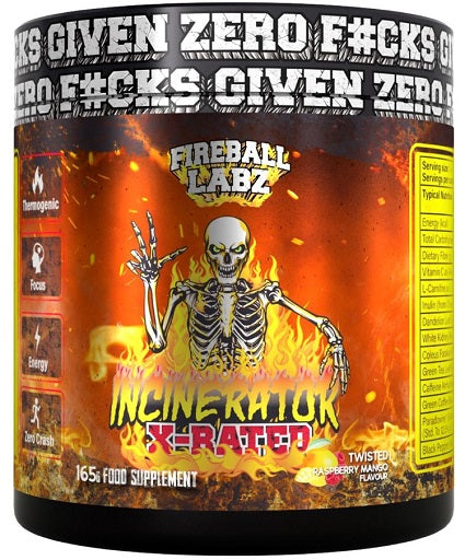 Fireball Labz sadedzināšanas iekārta X-Rated 165 g, savīti (aveņu-mango)