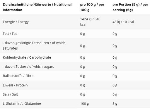 INLEAD L-glutamīns 500g