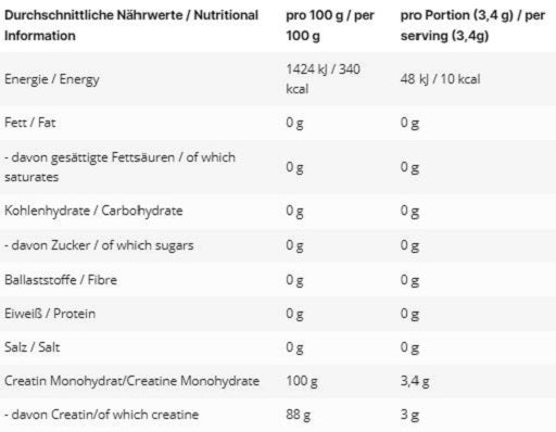 INLEAD kreatīna monohidrāts 500g