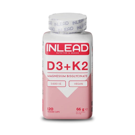 INLEAD Vitamin D3 + K2 + Magnesium 120 capsules