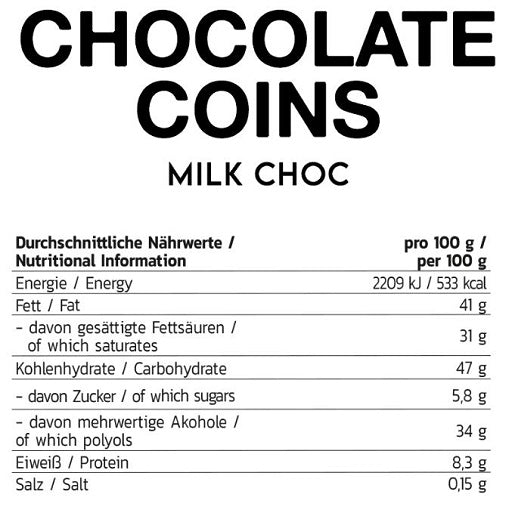 INLEAD Chocolate Coins 150g Milk Choc