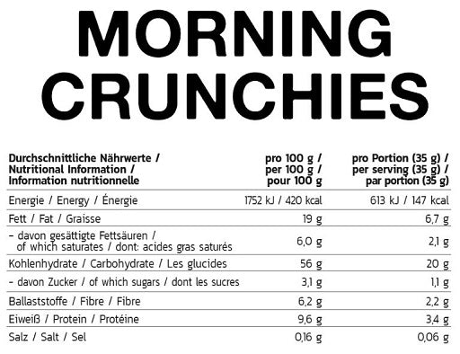 INLEAD Morning Crunchies 210g Hazelnut Flavor