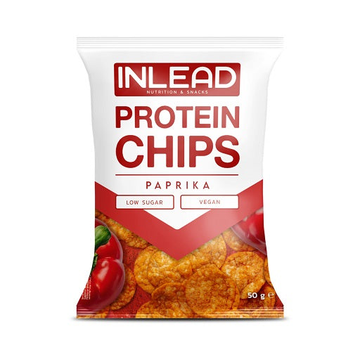 INLEAD proteīna čipsi - 6x50g paprika