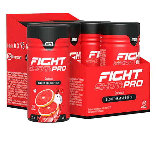 ESN Fight Shot Pro 6x95ml Bloody Orange Punch