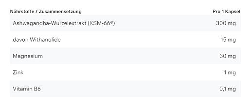 ESN Ashwa+ 60 kapsulas