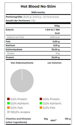 Scitec Hot Blood No-Stim 375g Watermelon