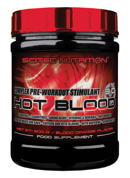 Scitec Hot Blood Hardcore SAMPLES 10x25g Orange