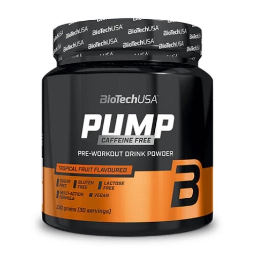 BioTechPump Caffein Free pre 330g (30 Serv.) Lemon iced tea