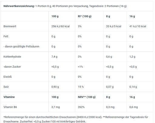 BioTech Crea Zero 320g Apelsīns