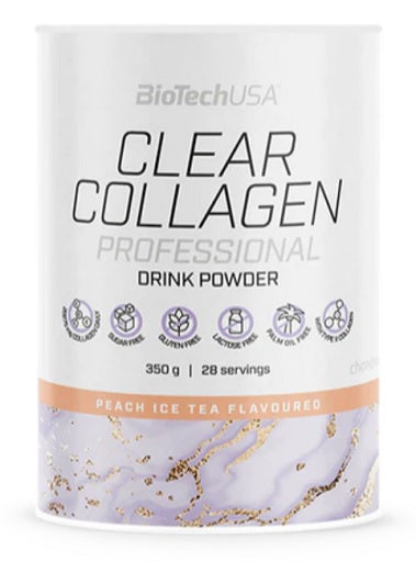 BioTech Clear Collagen Professional 350g persiku ledus tēja