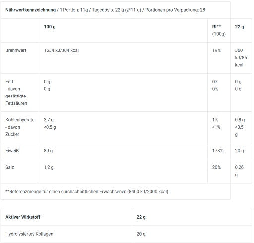 BioTech Clear Collagen 308g Zemeņu dzērvenes