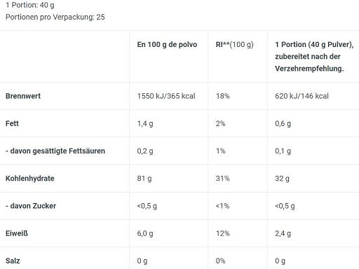 BioTech rīsu pudiņš 1000g