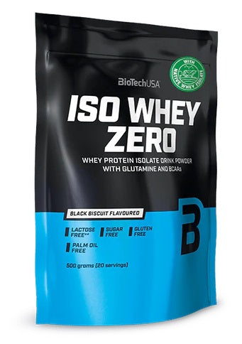 Biotech Iso Whey Zero 500g maisiņš zemeņu