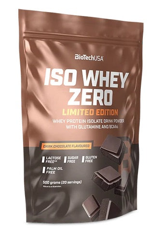 Biotech Iso Whey Zero 500g maisiņš zemeņu