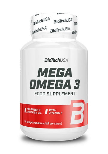 BioTech Mega Omega 3, 90 kapsulas