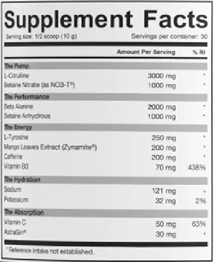 Dedicated Unstoppable pre 300g Lemon