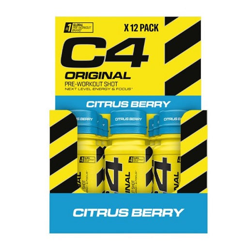 Cellucor C4 Energy Shot 12 x 60ml Citrus Berry