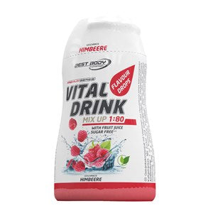 Best Body Vital Drink Flavour Drops 1:80 - 48ml Squeeze Bottle Blackcurrant