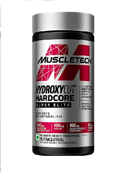 Muscletech Hydroxycut Hardcore SUPER Elite 100 vāciņi