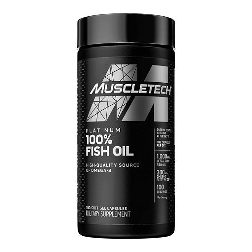 Muscletech PLATINUM Omega zivju eļļa - 100 kapsulas