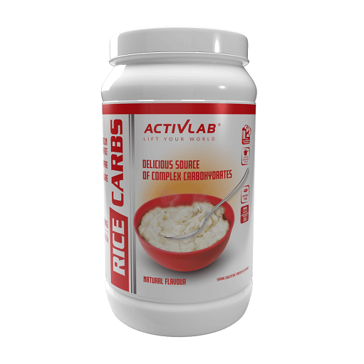 Activlab Rice Carbs 1000g zemeņu