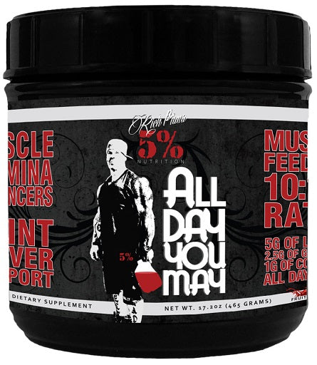 Rich Piana 5% Nutrition AllDayYouMay 465g Dienvidu saldā tēja