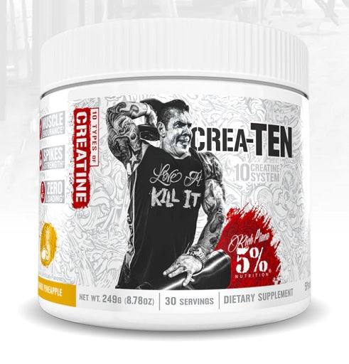 Rich Piana 5% Nutrition CREA-10 270g 30 porcijas citrona laima