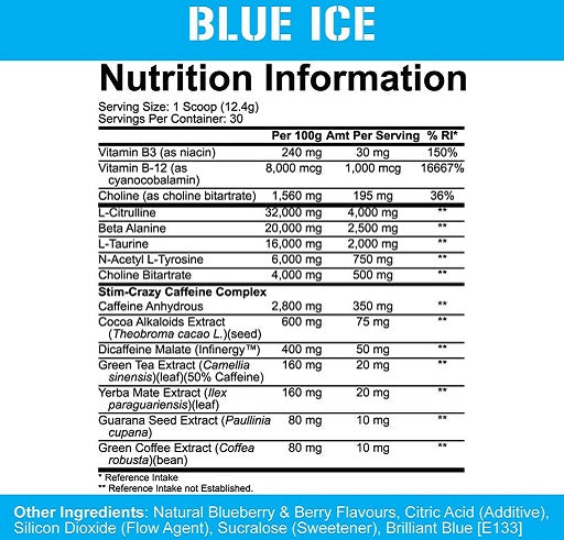 Rich Piana 5% Nutrition 5150 PROBEN 10x12.4g Blue Ice