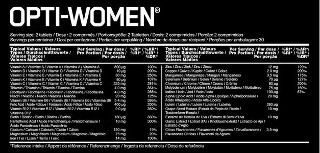 ON Opti-Woman 60 capsules