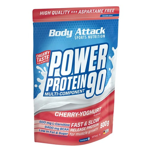 Body Attack Power proteīns 90 500g Sviesta biskvīts