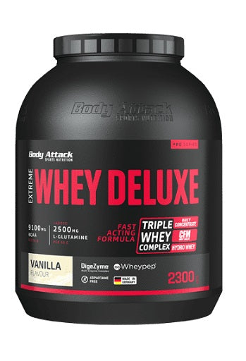 Body Attack Extreme Whey Deluxe 2,3 kg vaniļas