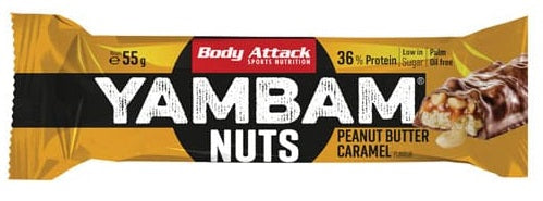 Body Attack YAMBAM NUTS protein bar (15x55g)