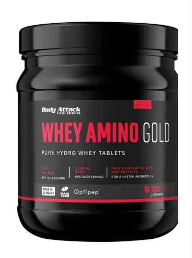 Body Attack Whey Amino Gold 325 tabletes