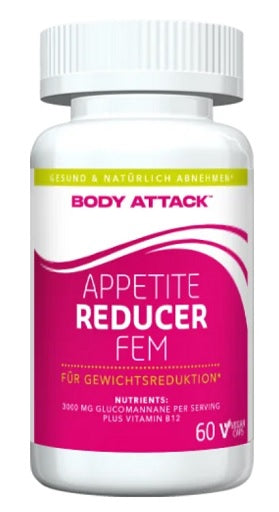 Body Attack Appetite Reducer FEM 60 Capsules