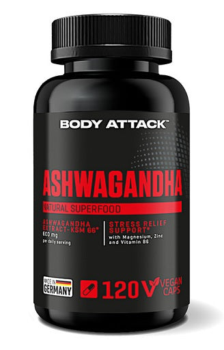 Body Attack Ashwagandha 120 kapsulas