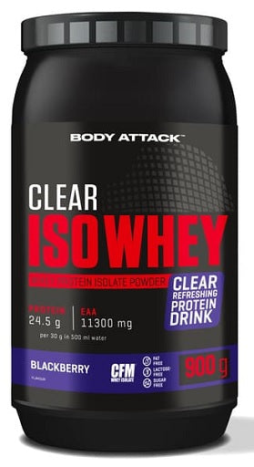 Body Attack Clear Iso Whey 900g Cherry