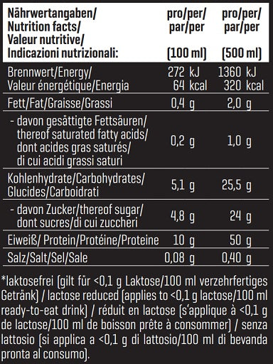 Body Attack High proteīna kokteilis 12x500ml šokolādes