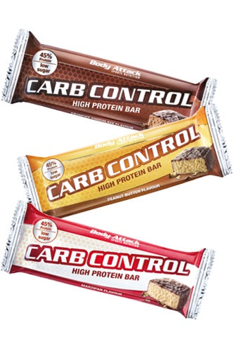 Body Attack Carb Control - bars 100g INDIVIDUAL Peanut Butter