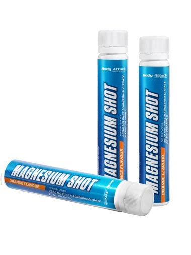 Body Attack Magnesium Shots 20x25ml - oranžs