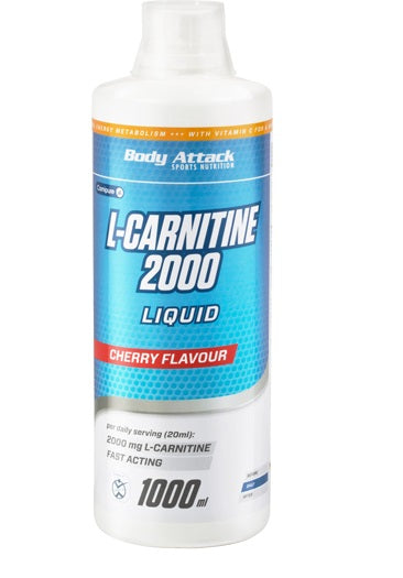 Body Attack L-Carnitine Liquid, 1000ml Apelsīns